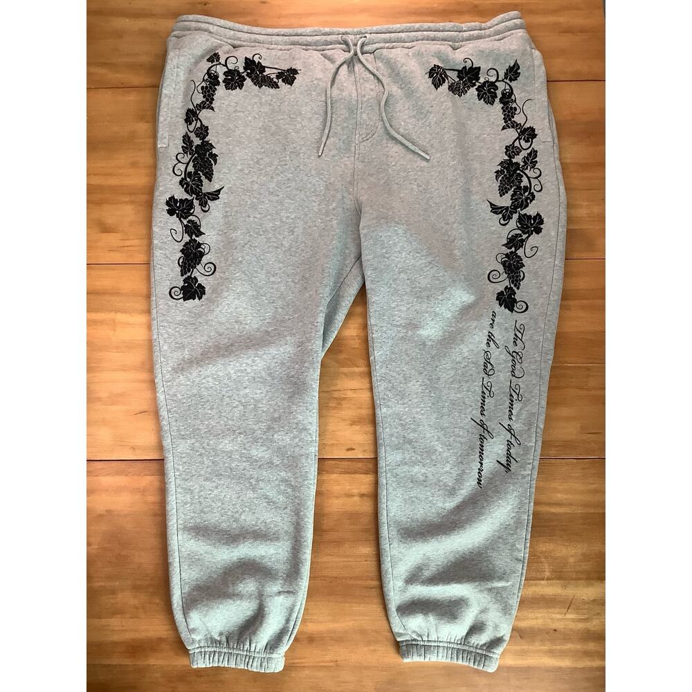Rebel Minds Women’s 6XL Gray Sweatpants